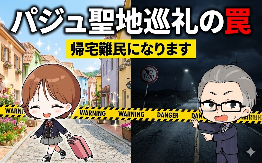 【新世界】韓国合宿所(パジュ)への聖地巡礼で「詰む」3つの理由｜行き方とタクシー・治安対策