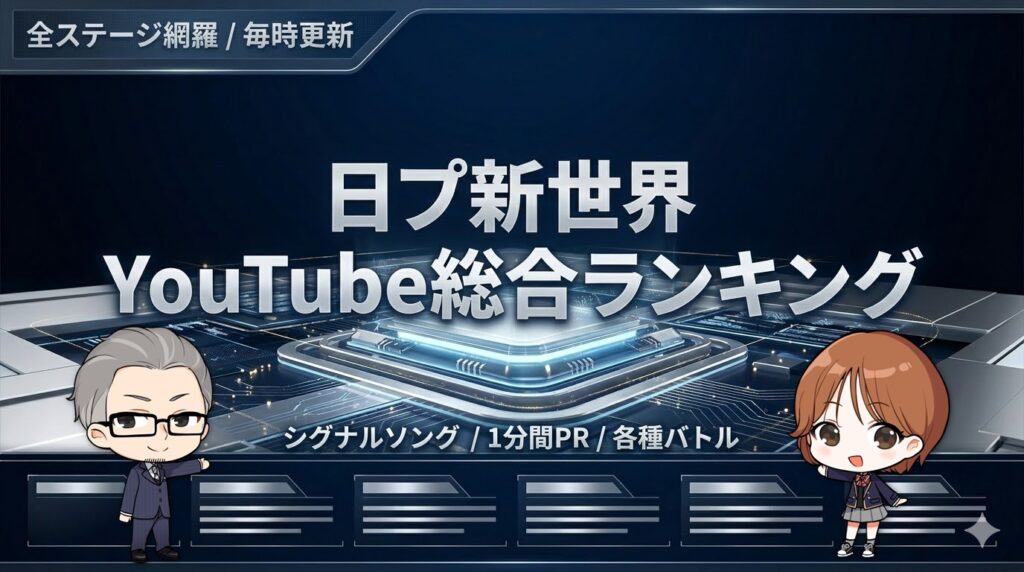 【最新】日プ新世界 YouTube再生数・人気ランキング総合まとめ｜全ステージ網羅